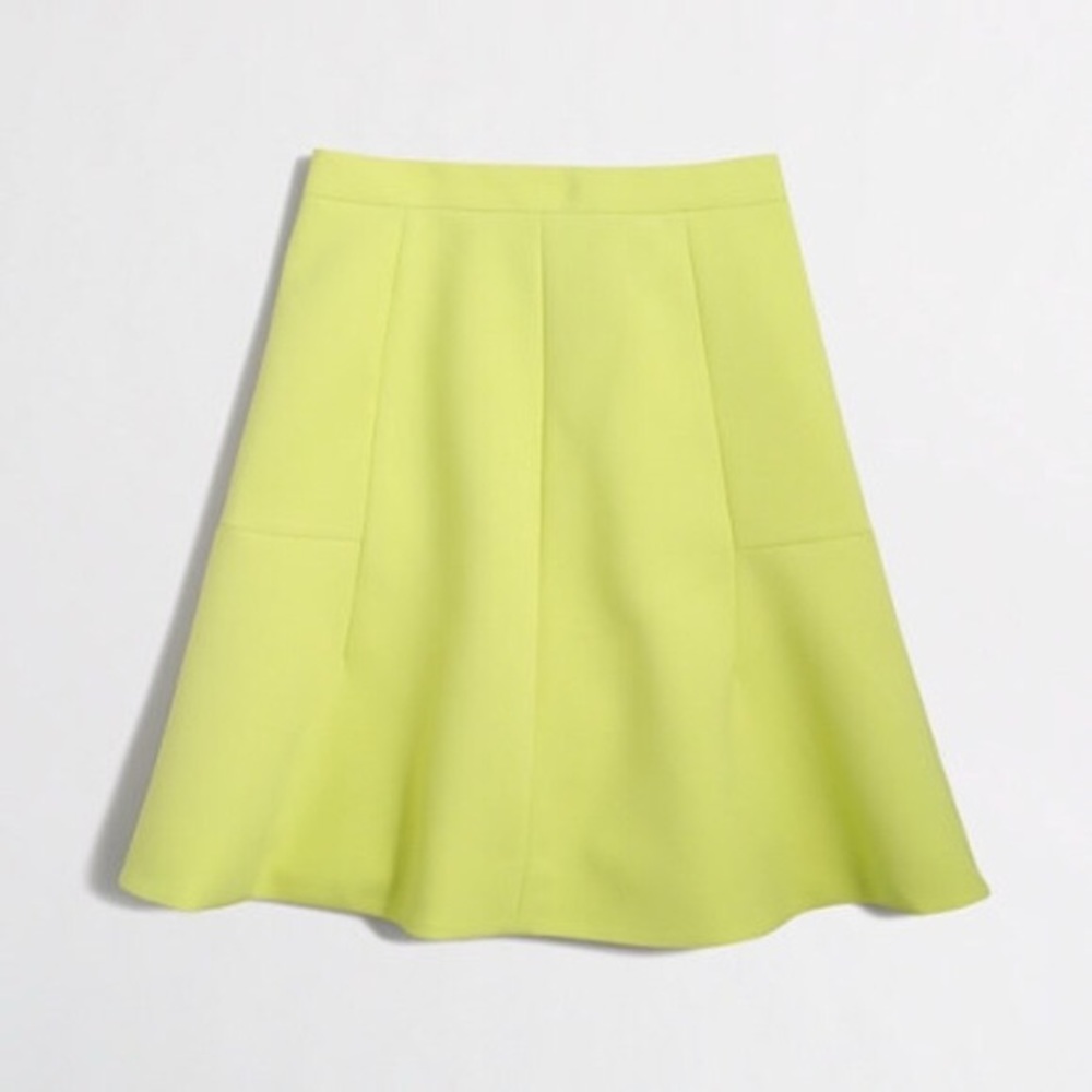 J Crew Navy Fit & Flare Skirt